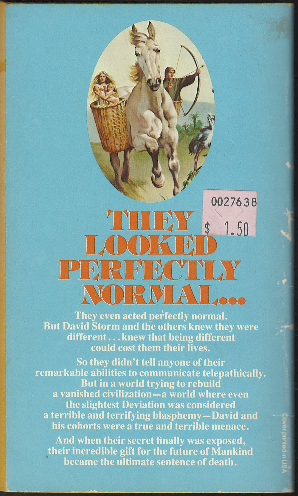 Re-birth by John Wyndham back cover