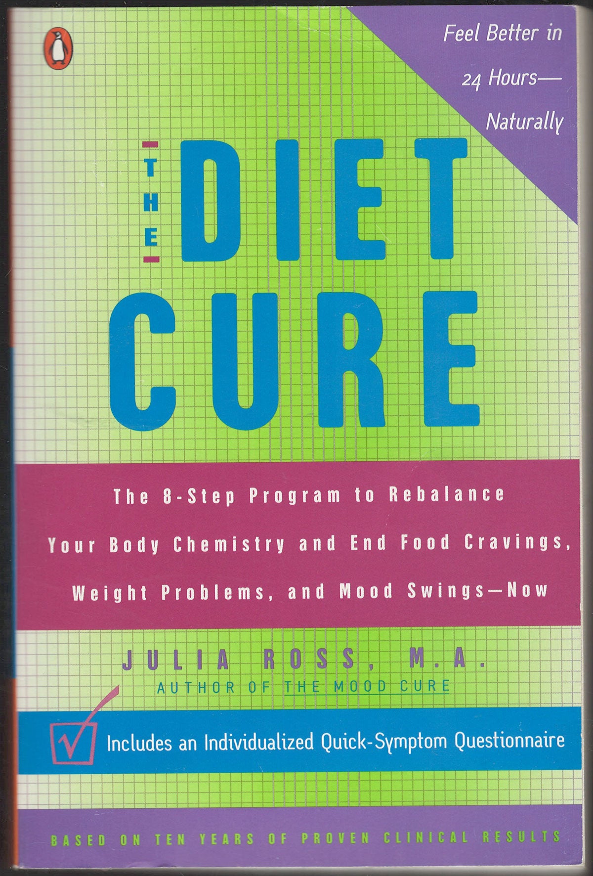 The Diet Cure by Julia Ross front cover