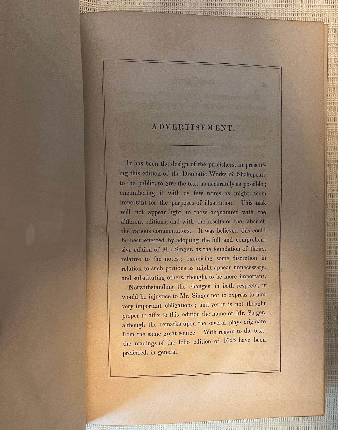 Complete Works of William Shakespeare volume 1 introduction