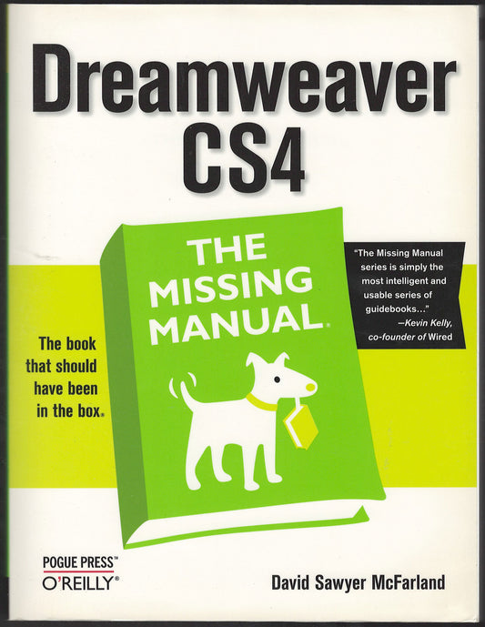 Dreamweaver CS4 The Missing Manual by David McFarland front cover