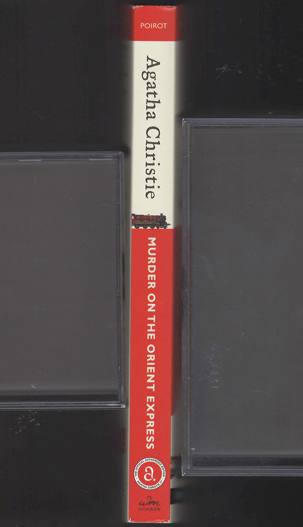 Murder on the Orient Express by Agatha Christie spine