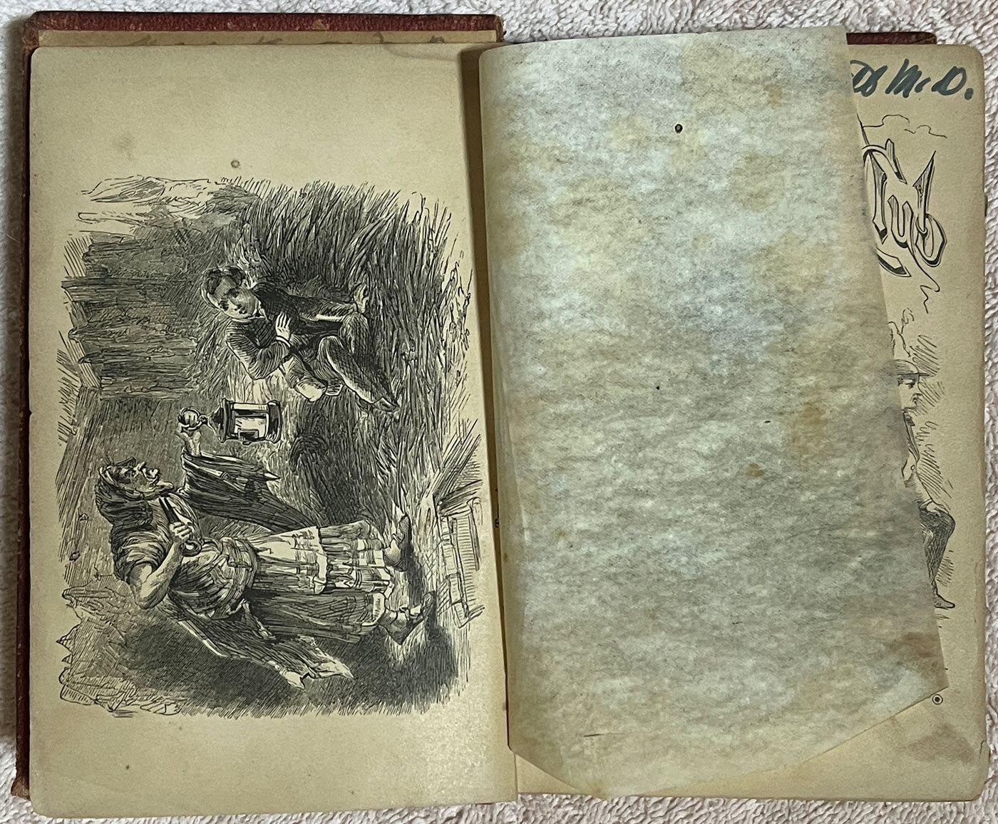 Among the Brigands by Prof. James De Mille frontispiece