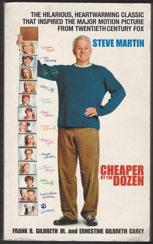 Cheaper by the Dozen by Frank B. Gilbreth, Jr. and Ernestine Gilbreth Carey front cover