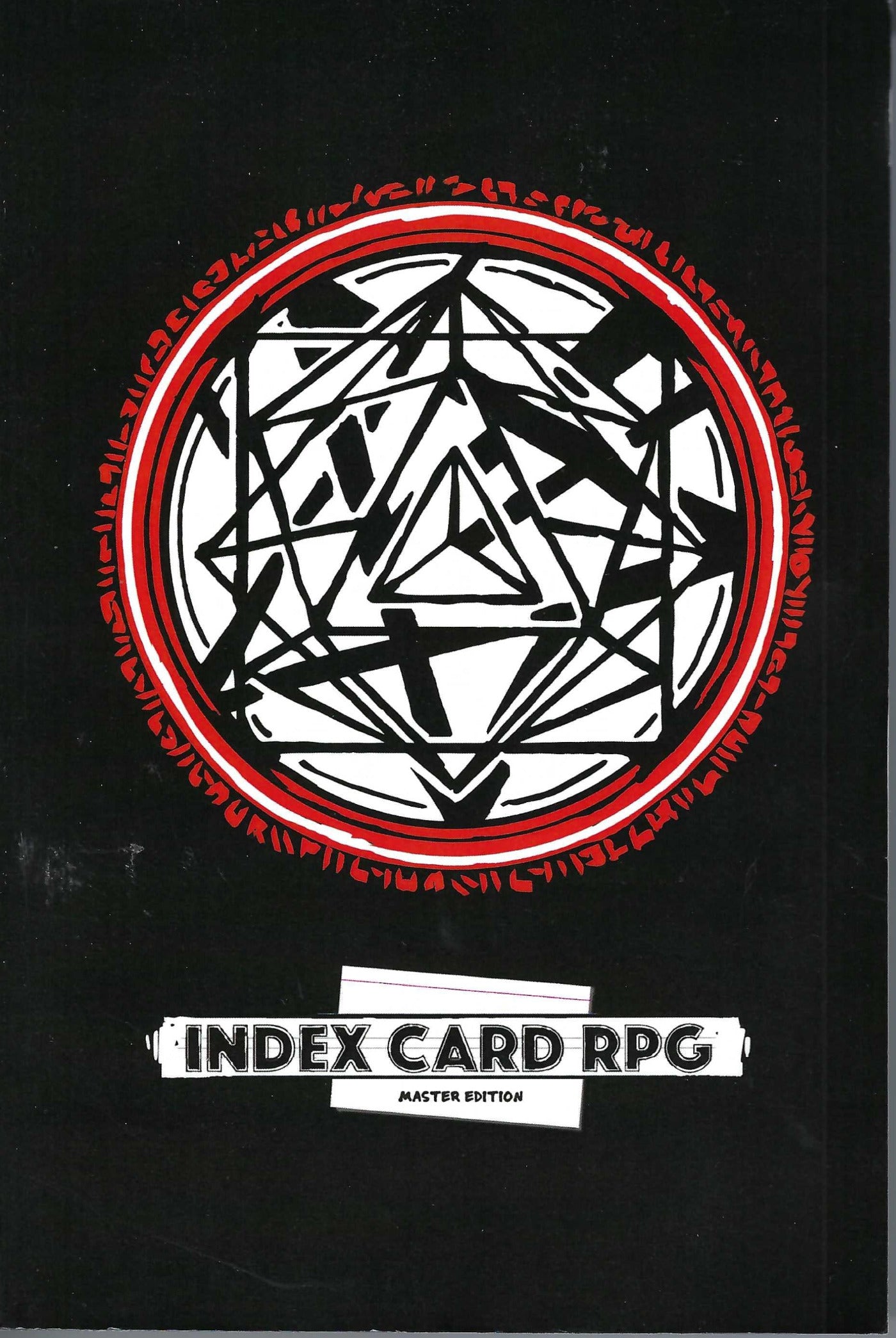 Index Card RPG Master Edition front cover