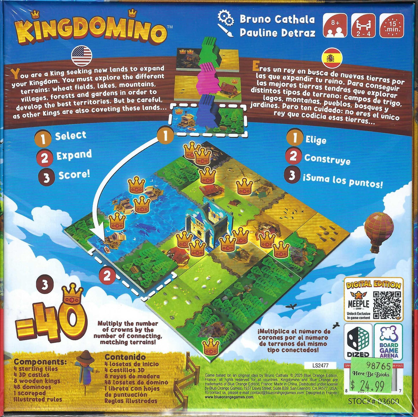 Kingdomino back of box