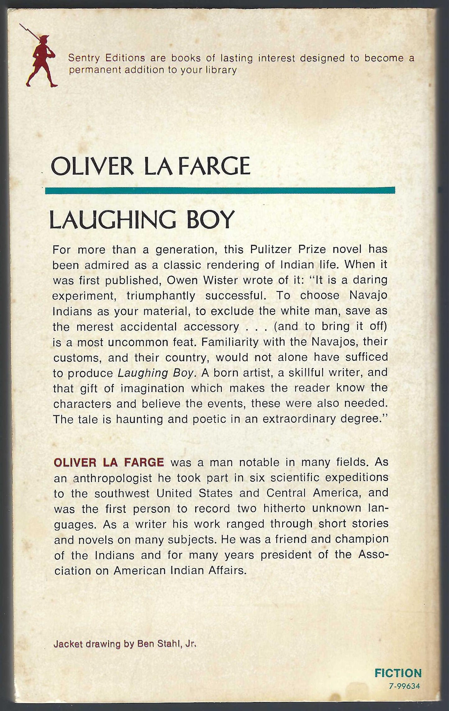 Laughing Boy back cover