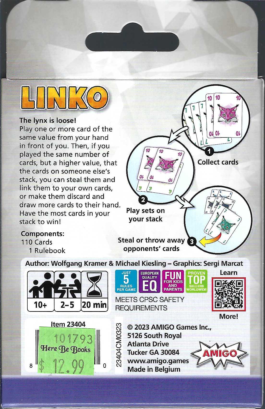 LInko back of box