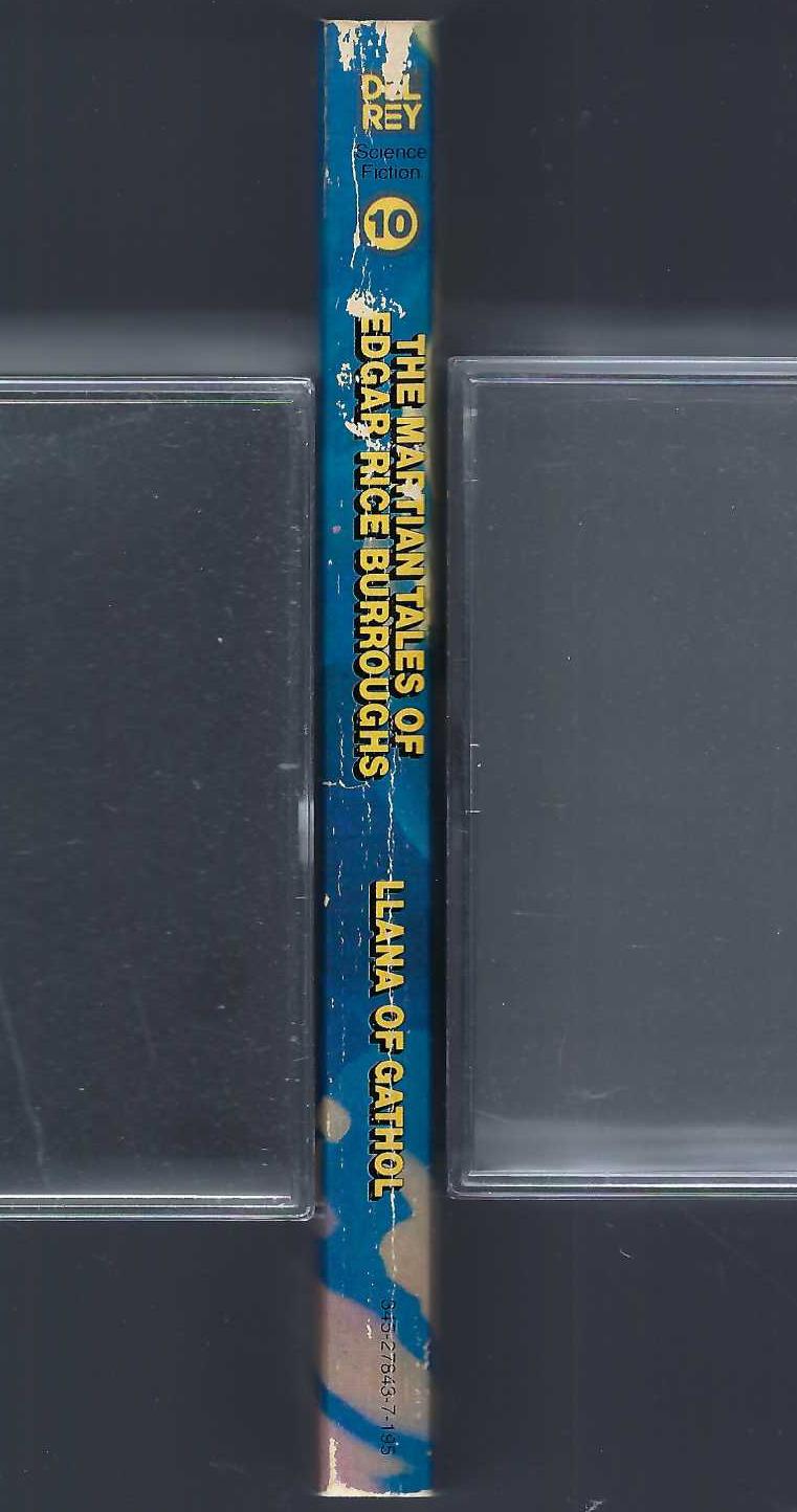 Llana of Gathol by Edgar Rice Burroughs spine