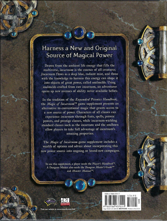 Magic of Incarnum back cover