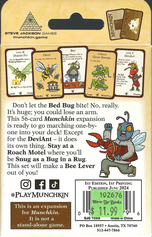 Munchkin The Floor is Larva back of package