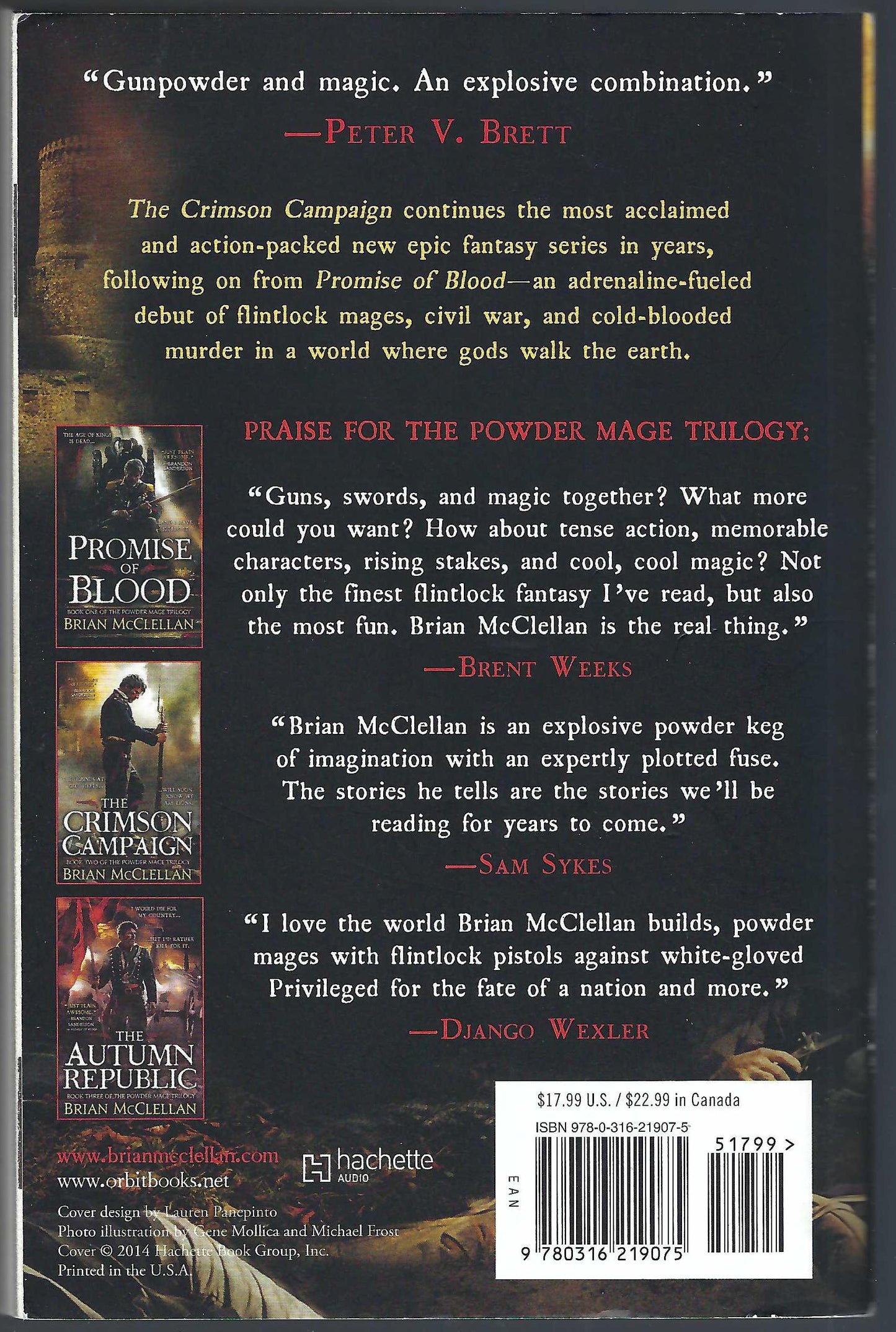 The Crimson Campaign back cover