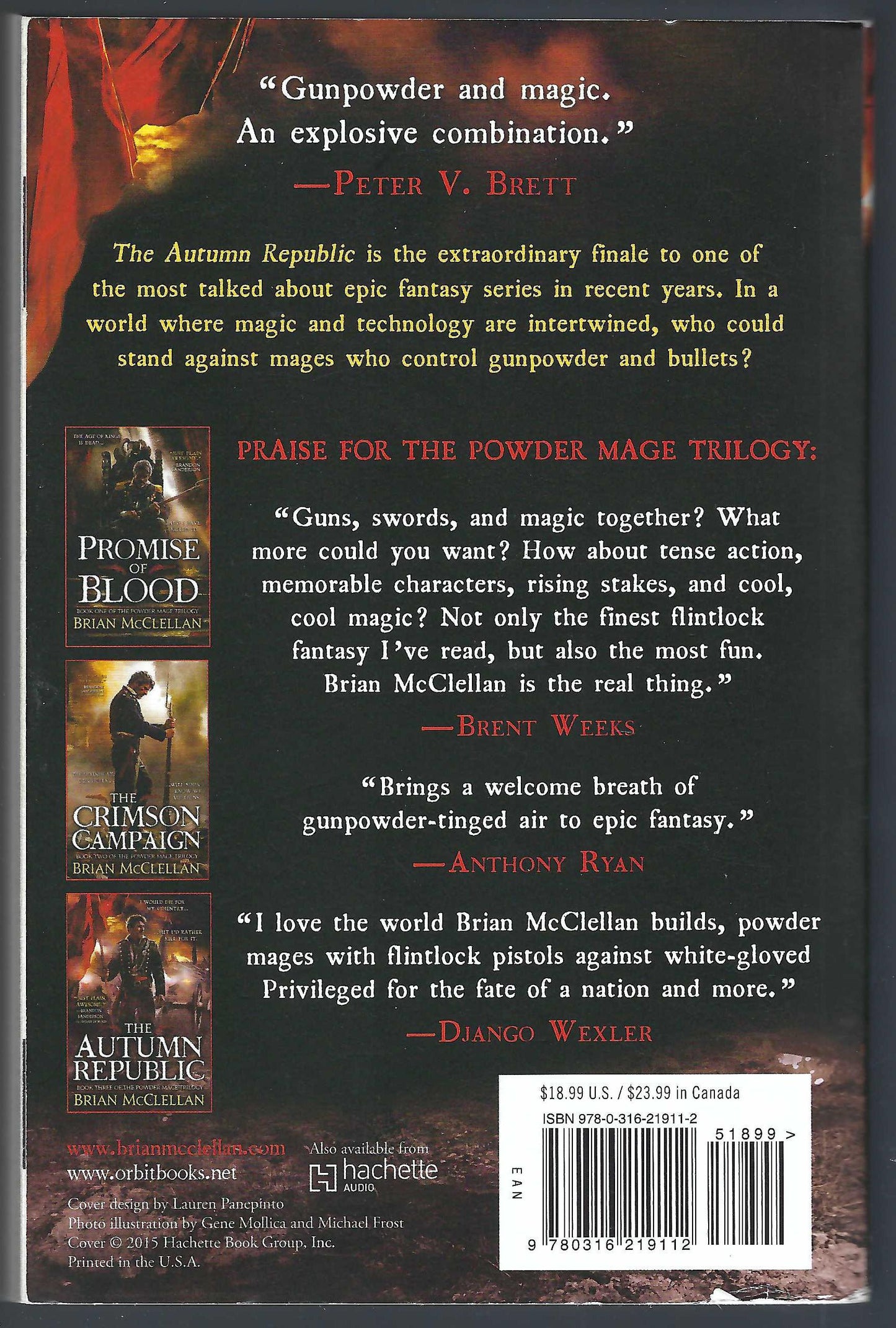 The Autumn Republic back cover