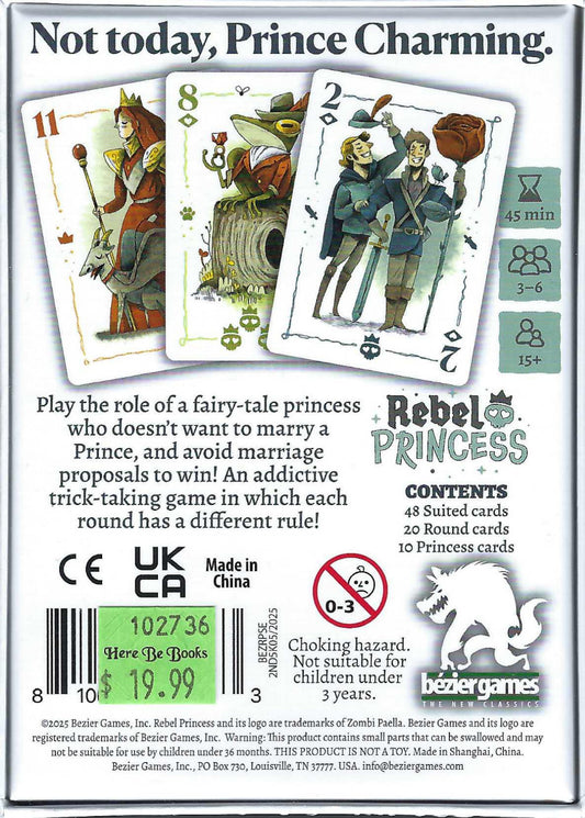 Rebel Princess back of box