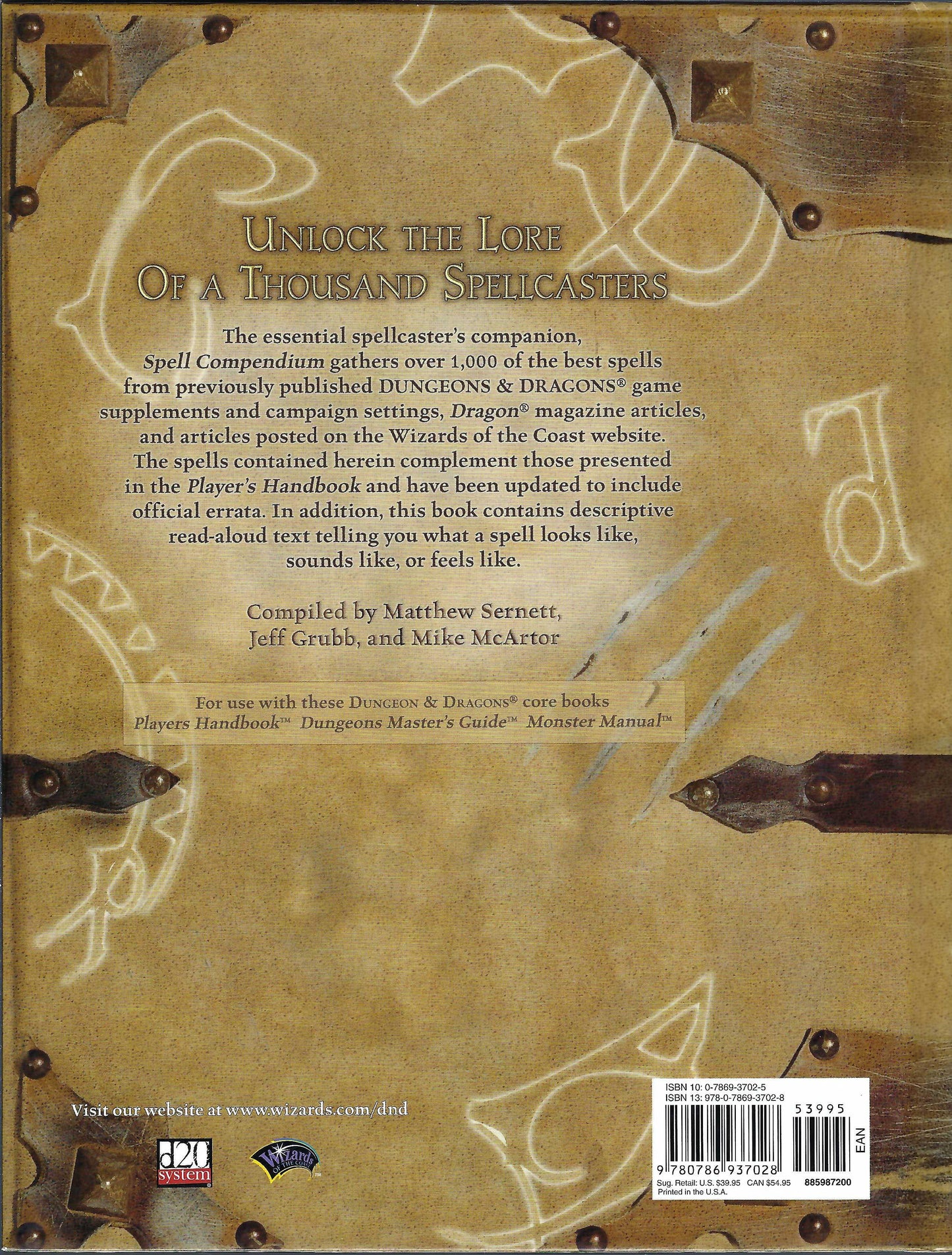 Spell Compendium back cover