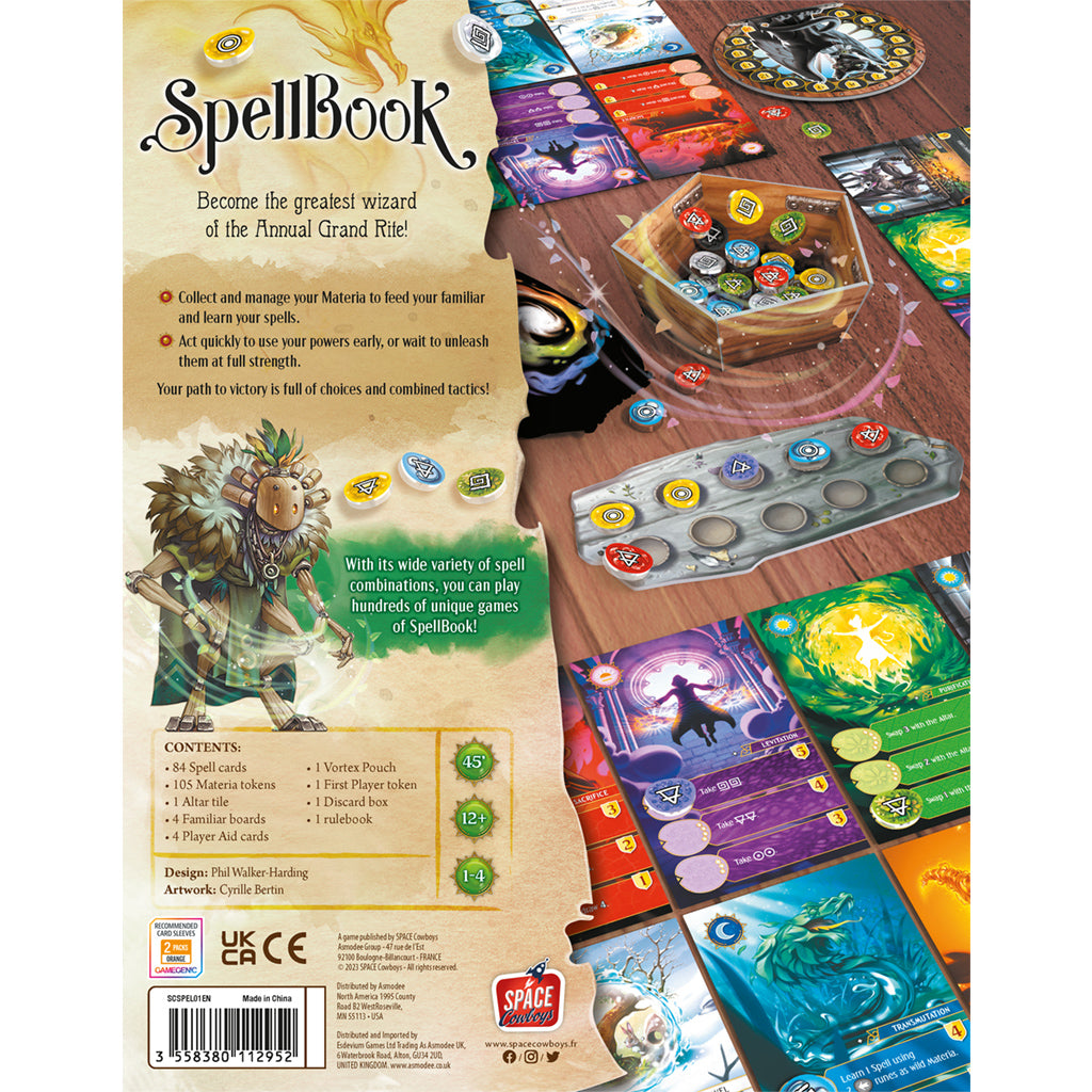 Spellbook back of box