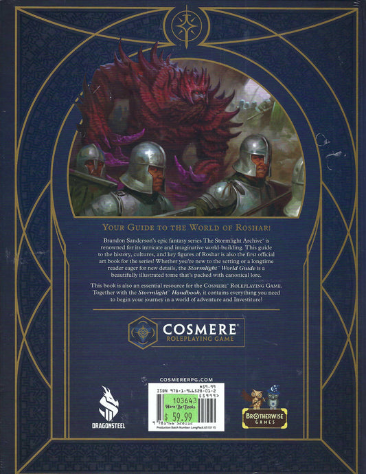 Stormlight™ World Guide for the Cosmere RPG back cover