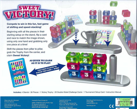 Sweet Victory! back of box