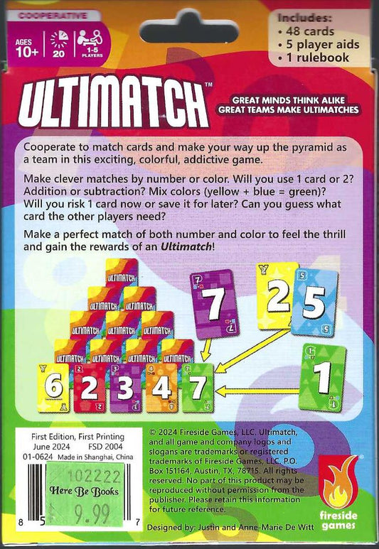 Ultimatch back of box