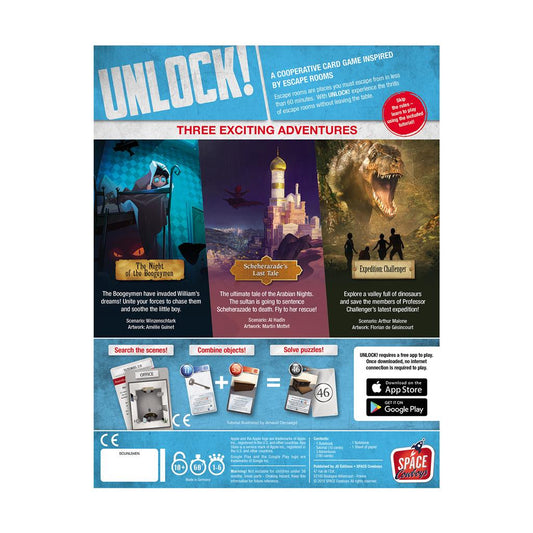 Unlock! Exotic Adventures back of box