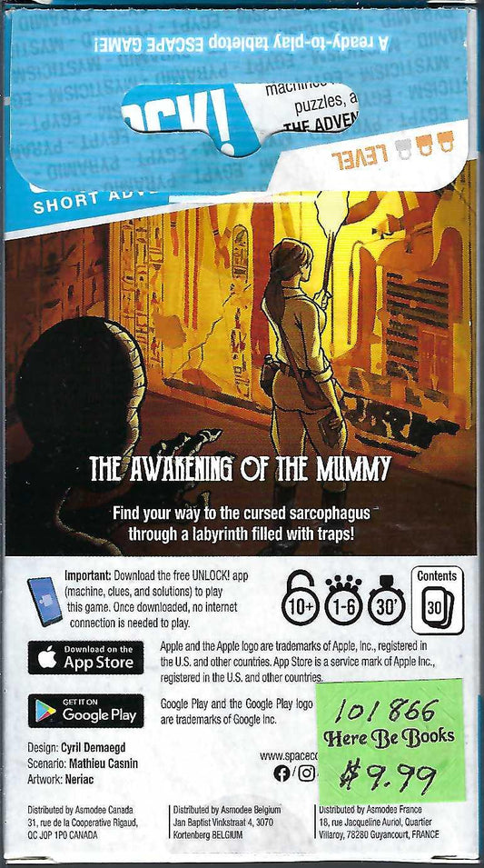 Awakening of the Mummy Unlock! Short Adventures back cover