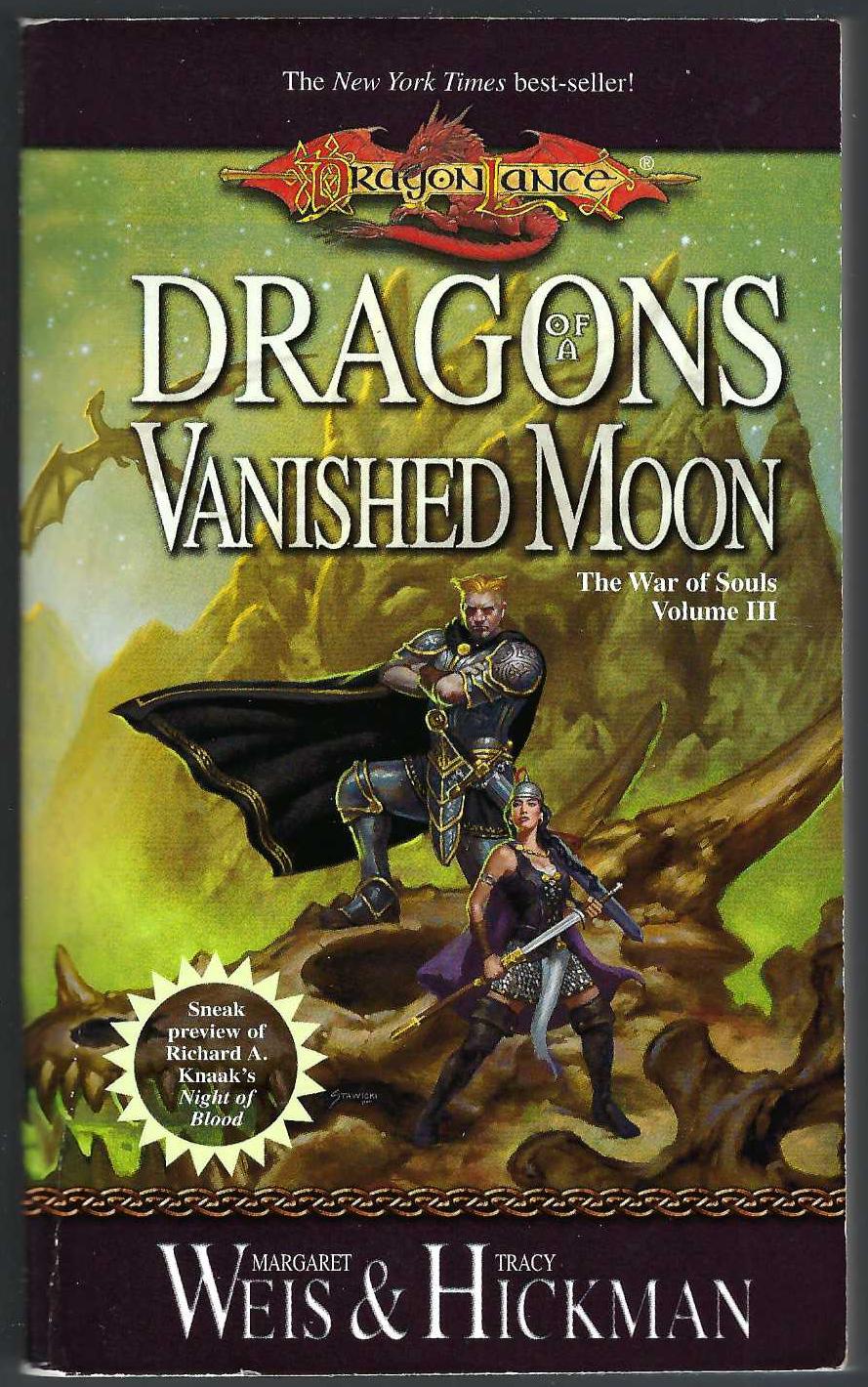 Dragons of a Vanished Moon front cover