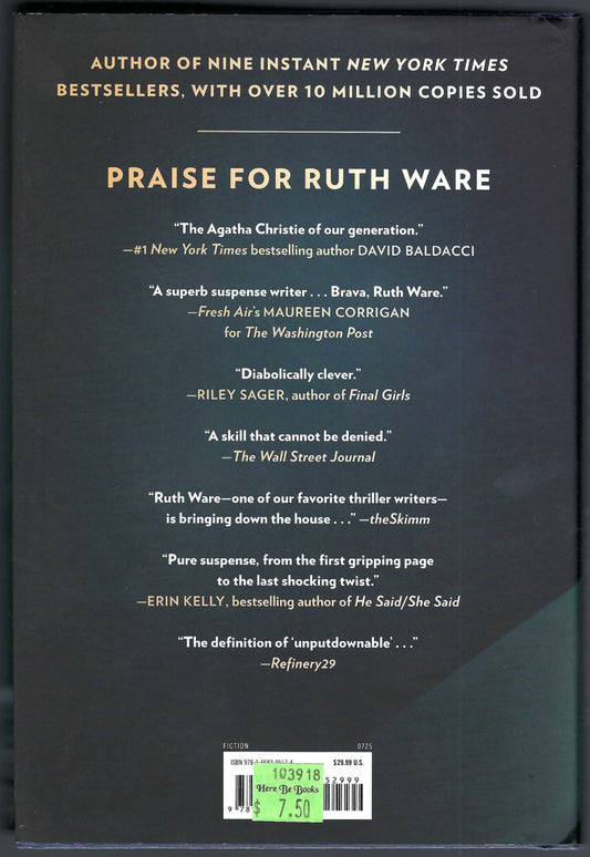 The Woman in Suite 11 by Ruth Ware back cover
