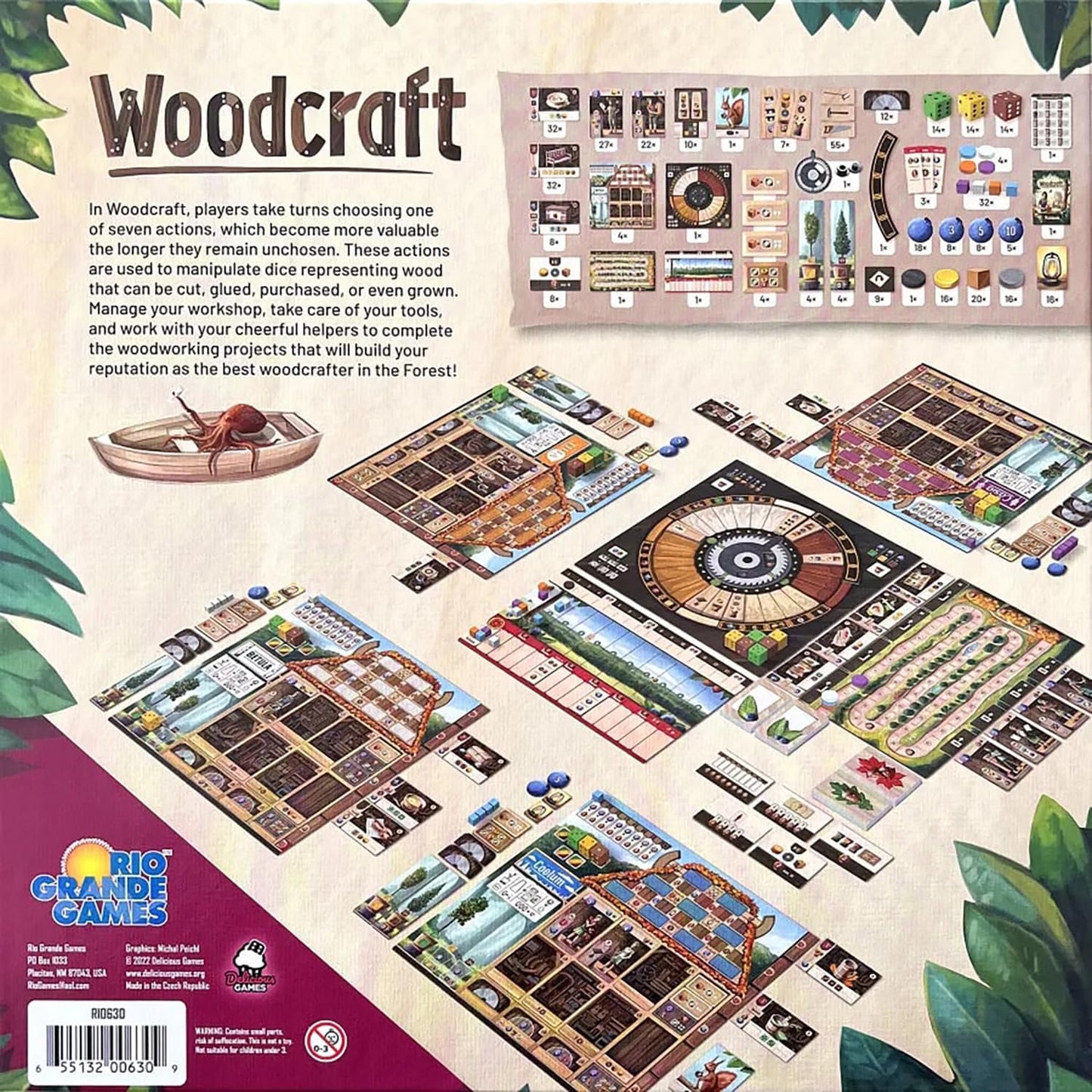 Woodcraft back of box