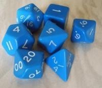 Polyhedral Dice Set: Jumbo Opaque 7-Piece Set