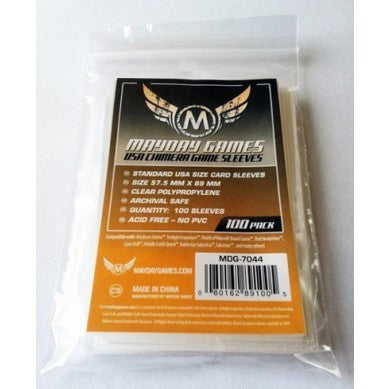 Card Sleeves: USA Chimera Game (Orange) 57.5MM x 89MM - 100 pack