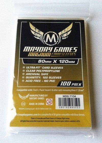 Mayday Magnum 100 Card Sleeves 80mm x 120mm Mayday Magnum 100 Card Sleeves 80mm x 120mm