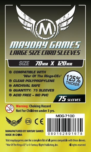 Card Sleeves: Magnum Large-Sized Premium 70mm x 120mm - 75 pack