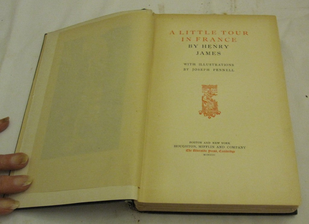 A Little Tour in France title page