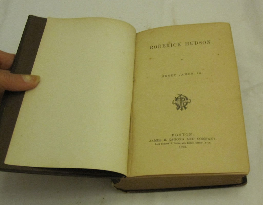 Roderick Hudson by Henry James (Jr.)
