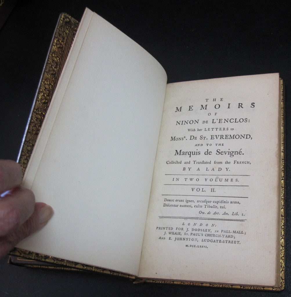 Memoirs of Ninon De L'Enclos by Ninon De L'Enclos