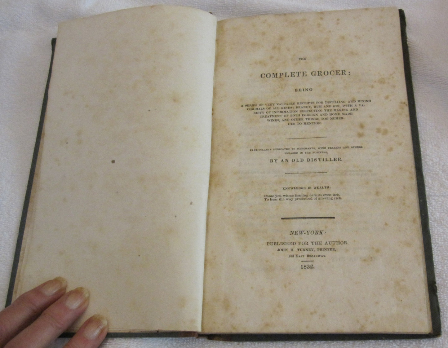 The Complete Grocer title page