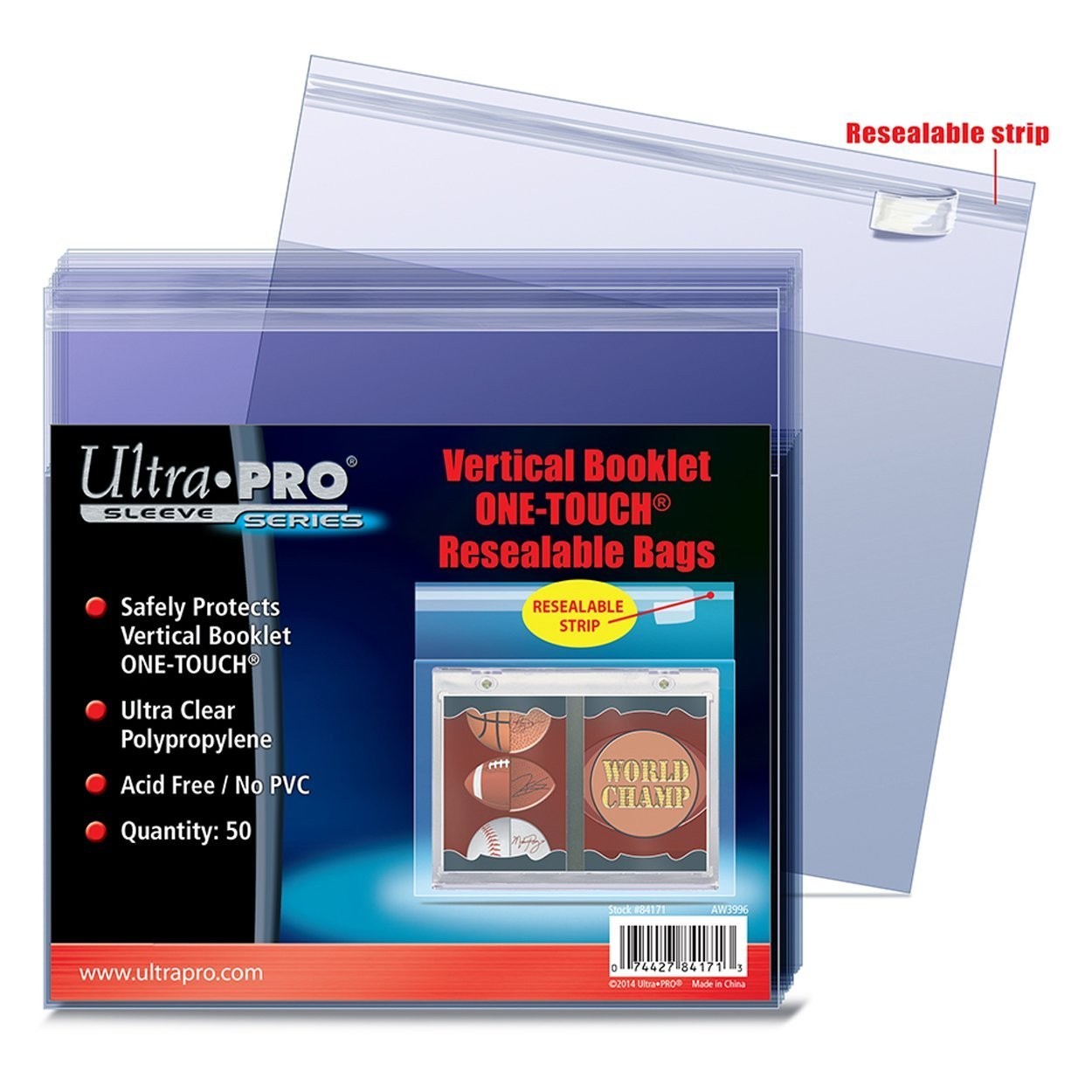 Clear re-sealable Bags / Protective Sleeves