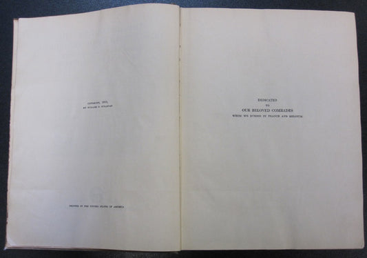 The History Of The 105th Regiment Of Engineers, Divisional Engineers Of The Old Hickory 30th Division copyright page