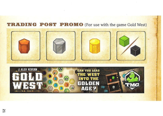 Gold West: Trading Post (Brettspiel Advent Calendar 2016, Day 21)