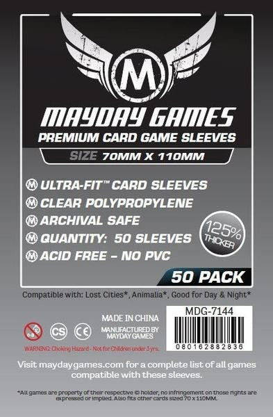 Premium Lost Cities Card Sleeves: 70mm x 110mm (50) Premium Lost Cities Card Sleeves: 70mm x 110mm (50)