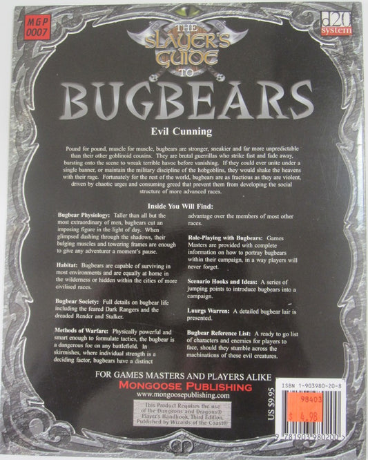 Slayer's Guide To Bugbears