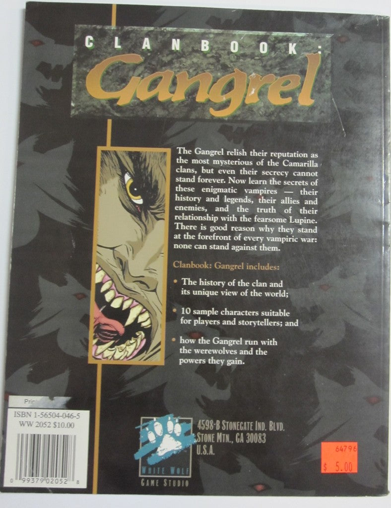 Clanbook: Gangrel