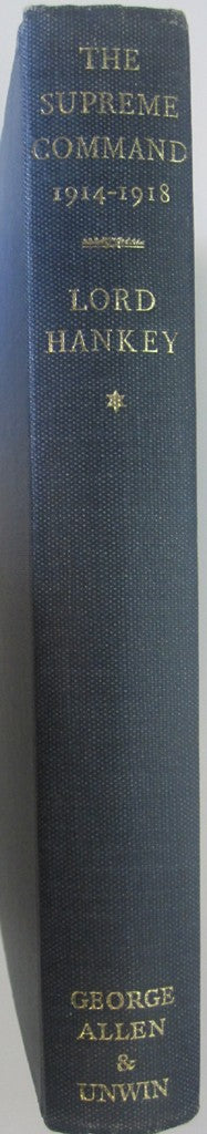 The Supreme Command 1914-1918 Vol 1 - spine of book