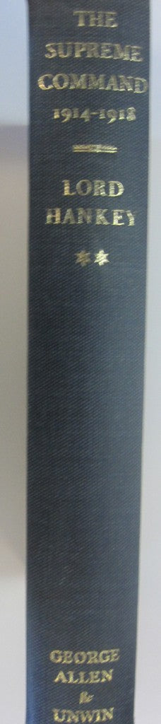 The Supreme Command 1914-1918 Vol 2 - spine of book