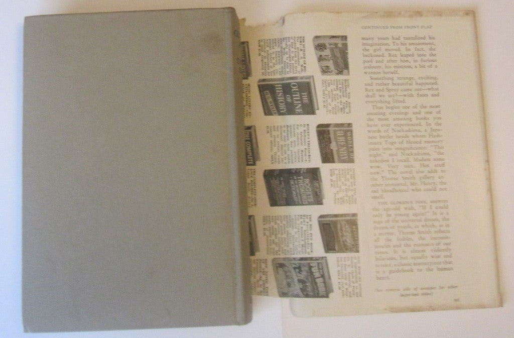 The Glorious Pool rear flap of dust jacket and back of book