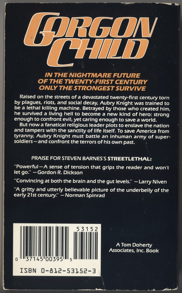 Gorgon Child back cover