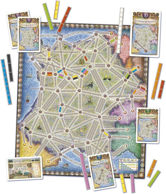 Ticket to Ride: France & Old West (Ticket to Ride Map Collection 6)