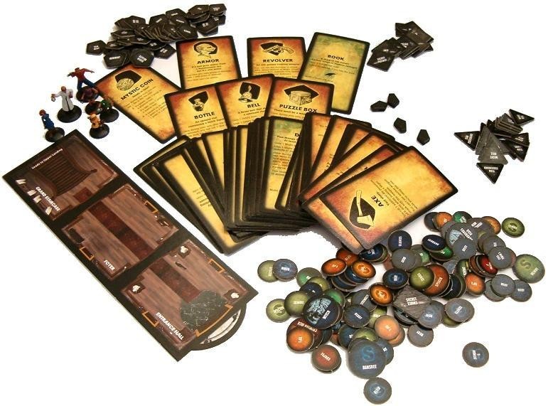 Betrayal at House on the Hill (2nd Edition) components
