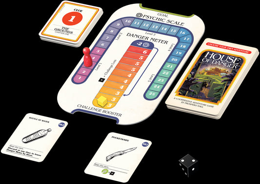 Choose Your Own Adventure: House of Danger components