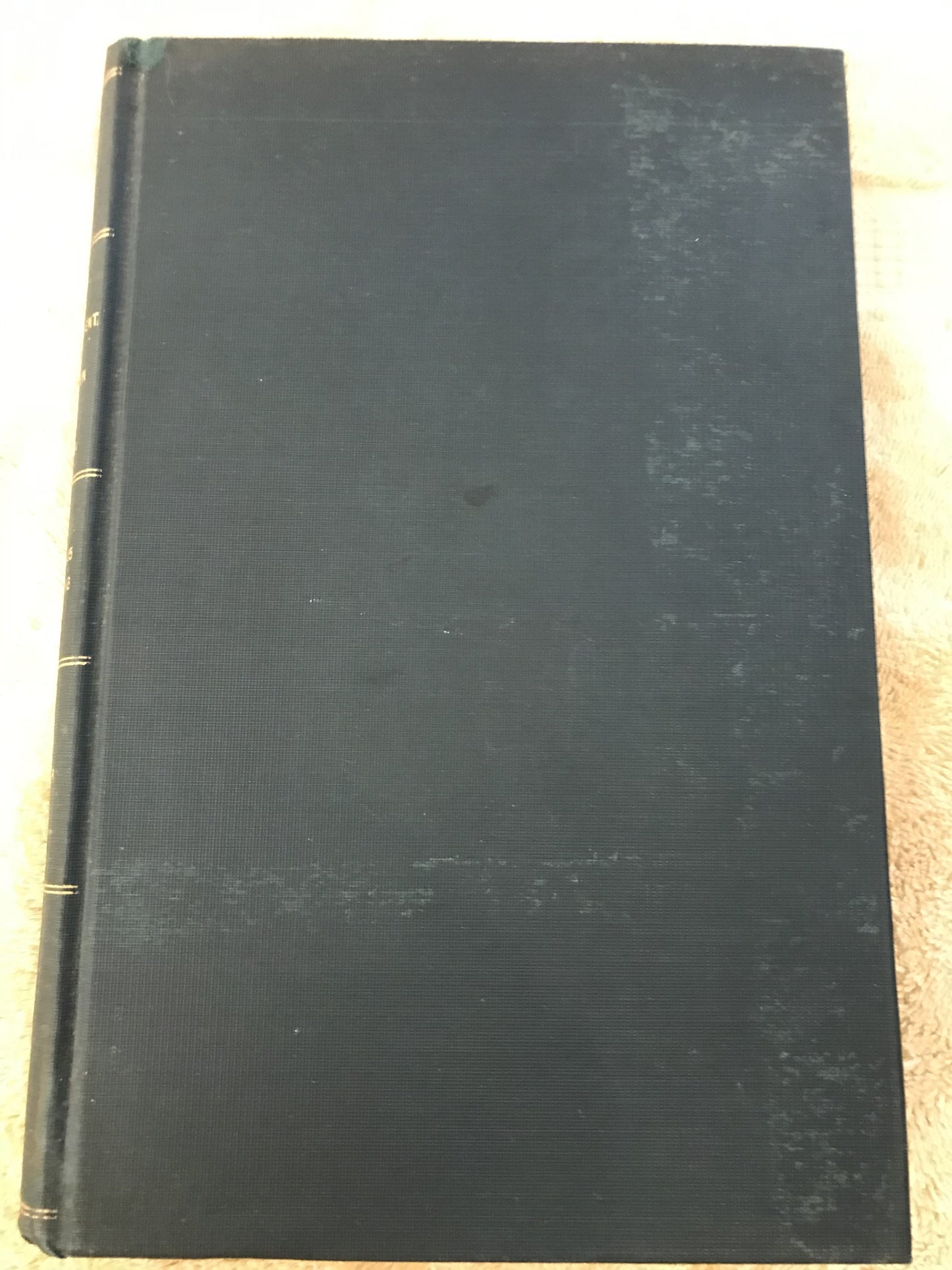 Front cover with light rubbing