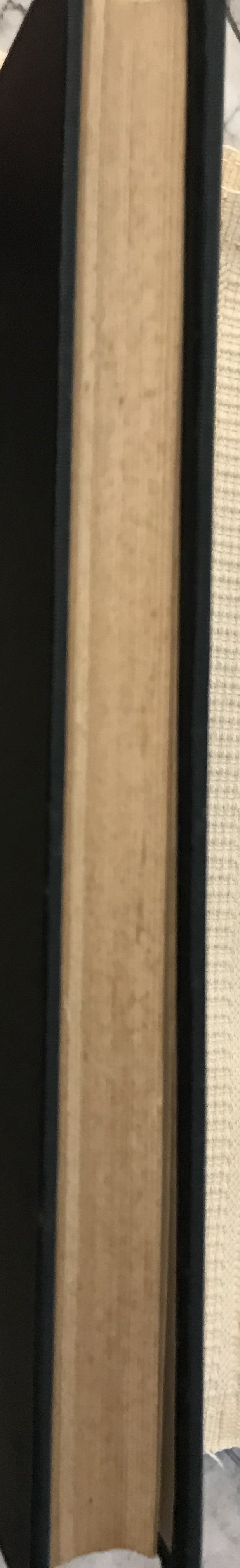 Page edges with light foxing